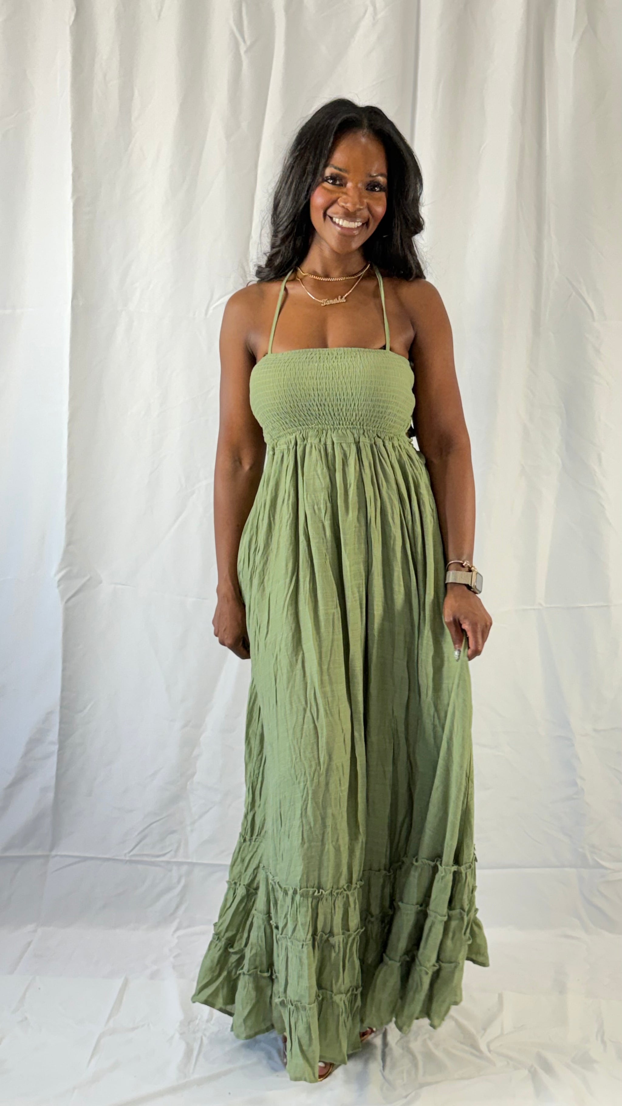 Olive Escape Dress – Classy Combination's